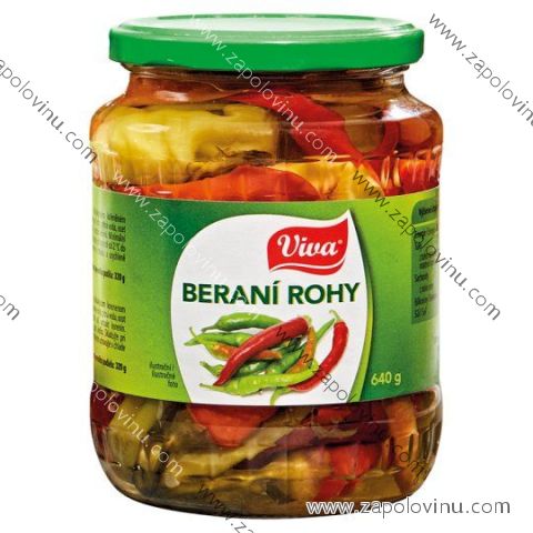 Viva Beraní rohy zelené 640g