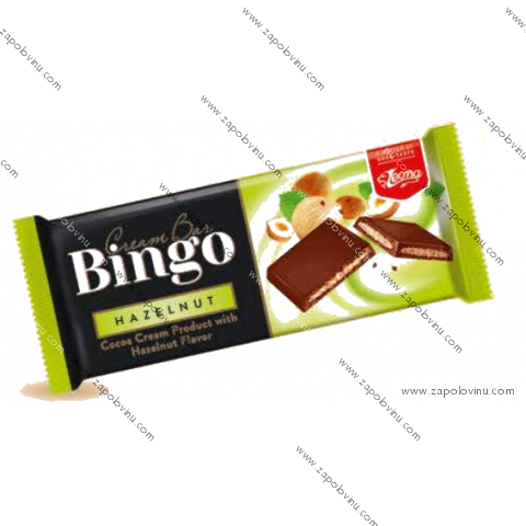 Leona Bingo čokoláda s LÍSKOOŘÍŠKOVOU náplní 90 g